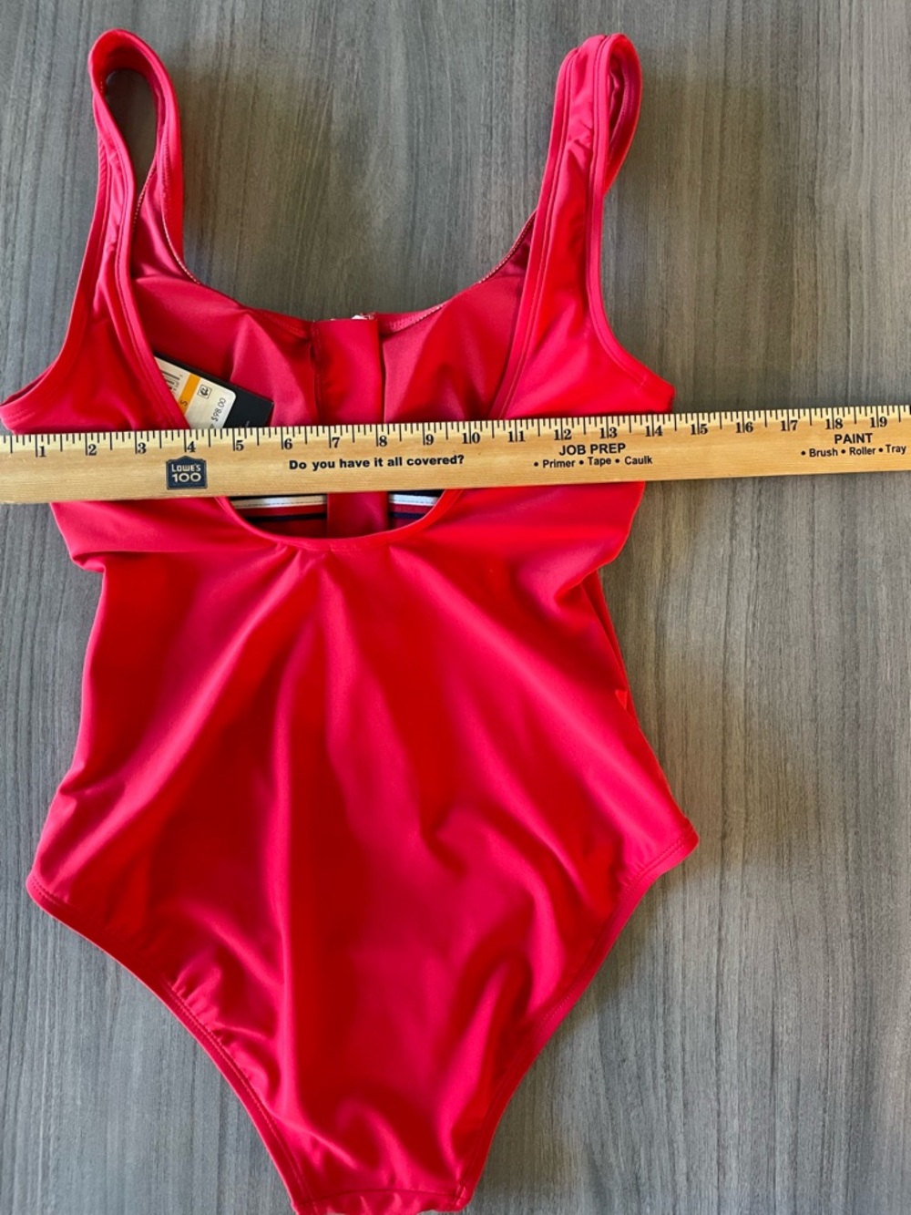 Tommy Hilfiger Red One Piece Swimsuit Zip Front NWT Small - Picture 5 of 7